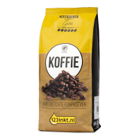 123inkt Gold dark roast koffiebonen 1 kg 52206C 300969