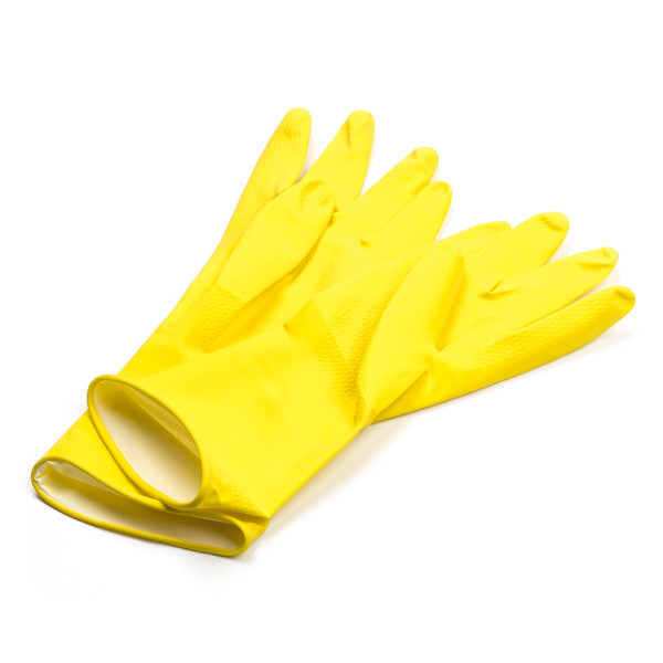 123inkt Handschoenen maat M roze/geel  SDR00079 - 1