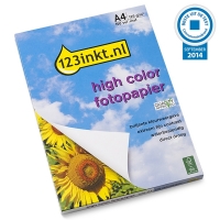 123inkt High Color mat fotopapier 125 grams A4 (100 vel) FSC(R)  064011