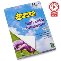 123inkt High Color mat fotopapier 95 grams A4 (100 vel) FSC(R)  064001