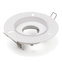 123inkt Inbouwarmatuur GU10 | Trimless | Rond | incl. fitting | IP20 | Wit TS6967-MW LDR08028