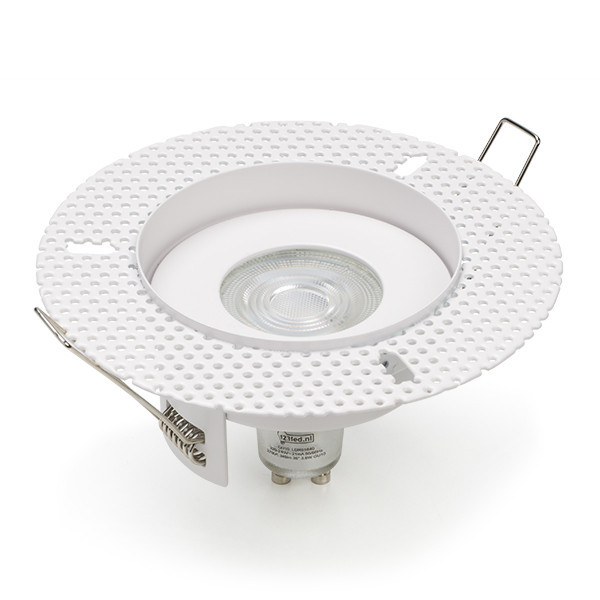123inkt Inbouwarmatuur GU10 | Trimless | Rond | incl. fitting | IP20 | Wit TS6967-MW LDR08028 - 2