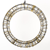 Kerstkrans met ophangoog Ø 36 cm extra warm wit & warm wit 800 lampjes zwart LDR07270 - 2