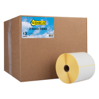 123inkt LM330d 2000D magazijnlabels 102 x 64 mm (12 rollen) 089429