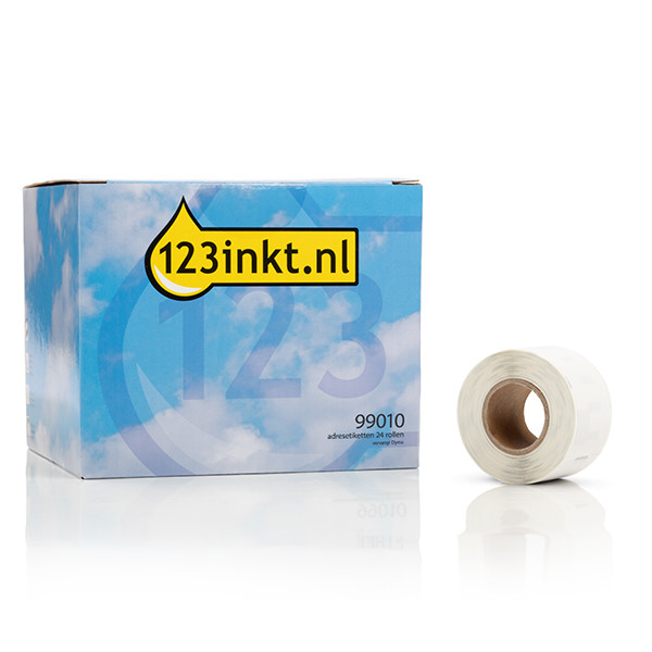 123inkt LW650XL PRO adresetiketten voordeelverpakking 24 stuks (89 x 28 mm) 089317 - 1