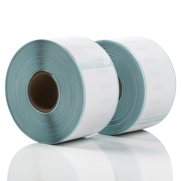 123inkt LW650XL PRO brede adresetiketten voordeelverpakking 24 stuks (89 x 36 mm) 089322 - 1