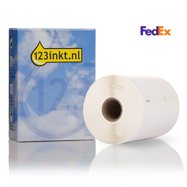 123inkt LW650XL PRO extra grote duurzame FedEx verzendlabels (104 x 159 mm) 653263 - 1