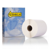 123inkt LW650XL PRO grote verzendetiketten wit voor grote volumes (102 x 59 mm) 089324