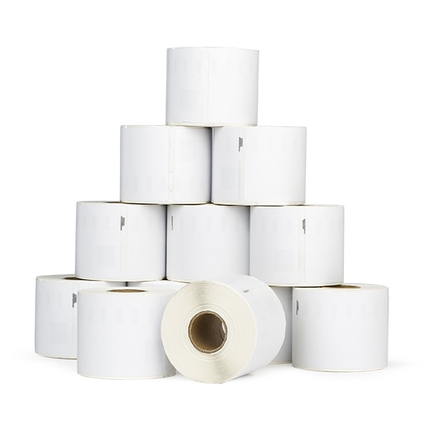 123inkt LW650XL PRO verzend- en naambadge etiketten voordeelverpakking 12 stuks (101 x 54 mm) 089327 - 1