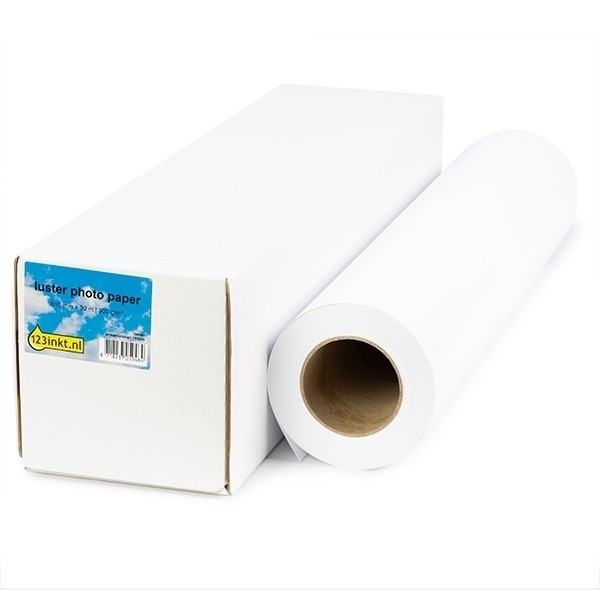 123inkt Luster photo paper roll 610 mm (24 inch) x 30 m (260 grams) 1929B002C C13S042081C 155067 - 1