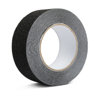 123inkt PVC anti slip tape met zandoppervlak (zwart) 50 mm x 10 m 302547