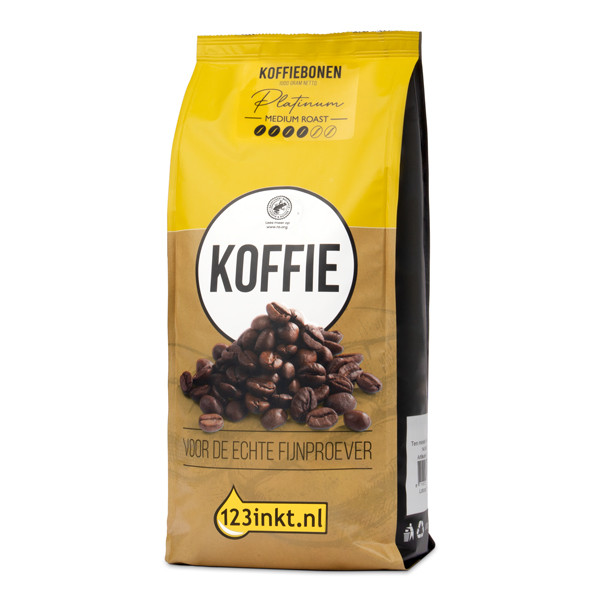 123inkt Platinum medium roast koffiebonen 1 kg  300972 - 1