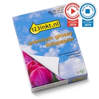 123inkt Premium Glossy hoogglans fotopapier 260 grams 10 x 15 cm (100 vel)  064130