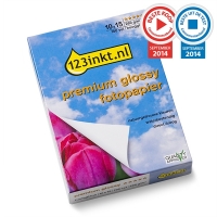 123inkt Premium Glossy hoogglans fotopapier 260 grams 10 x 15 cm (100 vel)  064132