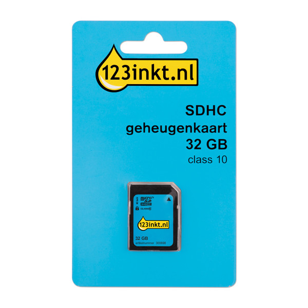 123inkt SDHC geheugenkaart class 10 - 32GB FM032SD45BC FM32SD45B/00C MR964 300698 - 1