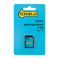 123inkt SDHC geheugenkaart class 10 - 8GB FM08SD45B/00C FM08SD45BC MR962 300696