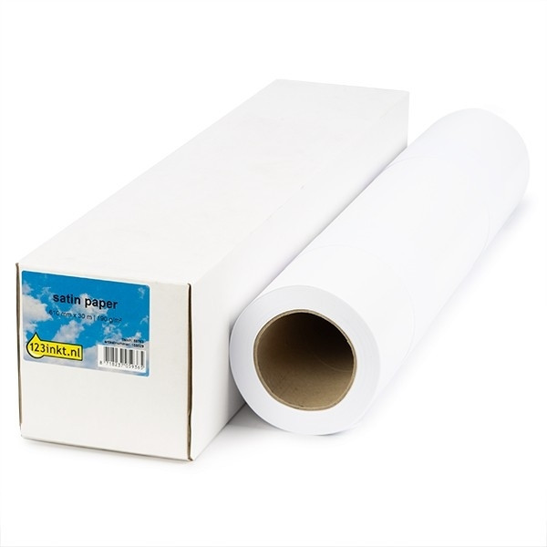 123inkt Satin paper roll 610 mm (24 inch) x 30 m (190 grams) 6059B002C 6061B002C 155057 - 1