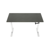123inkt Slinger zit-sta bureau wit frame Logan blad 160 x 80 cm  302608 - 1