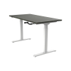 123inkt Slinger zit-sta bureau wit frame Logan blad 160 x 80 cm  302608 - 3