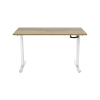 123inkt Slinger zit-sta bureau wit frame Natuur blad 160 x 80 cm  302609 - 5