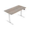 123inkt Slinger zit-sta bureau wit frame Robson blad 160 x 80 cm  302607 - 2