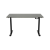 123inkt Slinger zit-sta bureau zwart frame Logan blad 160 x 80 cm  302604 - 1