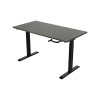 123inkt Slinger zit-sta bureau zwart frame Logan blad 160 x 80 cm  302604 - 2