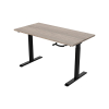 123inkt Slinger zit-sta bureau zwart frame Robson blad 160 x 80 cm  302603 - 3