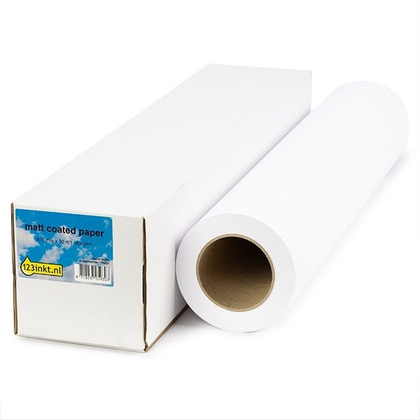 123inkt Standard paper roll 594 mm (23 inch) x 90 m (80 grams) C13S045272C Q8004AC 155081 - 1