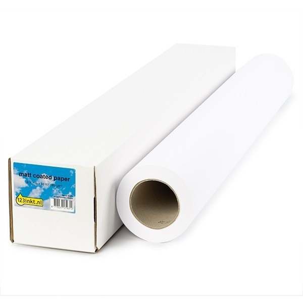 123inkt Standard paper roll 610 mm (24 inch) x 50 m (80 grams) C13S045273C Q1396AC 155082 - 1