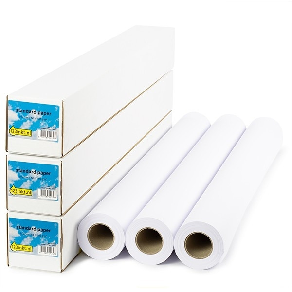 123inkt Standard paper roll 914 mm (36 inch) x 50 m (80 grams) 3 rollen 1569B008C 155085 - 1