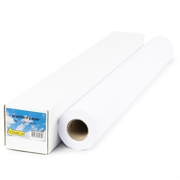 123inkt Standard paper roll 914 mm (36 inch) x 50 m (90 grams) 1570B008C C13S045280C C13S045283C C6036AC 155090 - 1