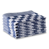 Theedoek blauwe blokken 65 x 65 (6 stuks)