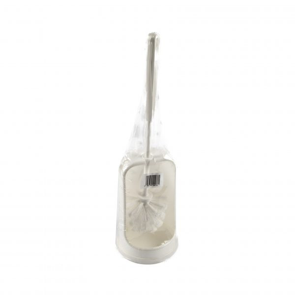 123inkt Toiletborstel met houder (wit)  SDR05168 - 1