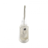 123inkt Toiletborstel met houder (wit)  SDR05168