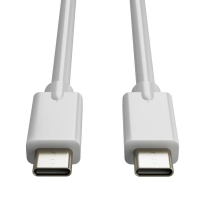USB-C naar USB-C 3.2 kabel geschikt voor Samsung wit (1 meter) 303347