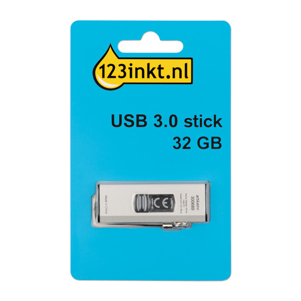 123inkt USB 3.0-stick 32GB DT100G3/32GBC FM32FD75B/00C FM32FD75BC FM32FD90B/00C FM32FD90B/10C 300689 - 1