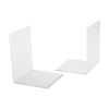 123inkt acryl boekensteunen transparant 10 x 10 x 13 cm (2 stuks) 3513505C 301662 - 1