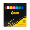 123inkt acrylmarkerset basis assorti (1,8 - 2,5 mm rond/beitel) 8 stuks 328501 - 1