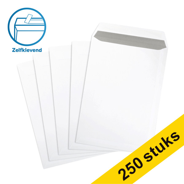 123inkt akte-envelop wit 229 x 324 mm - C4 zelfklevend (250 stuks) 300944 - 1