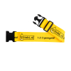 123inkt bagageriem geel met sluiting (180 x 5 cm) 302248 - 1