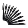 123inkt balpen zwart zonder bedrukking (10 stuks) 8362352C 400091 - 2