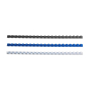 123inkt bindrug 6 mm set blauw, wit en zwart (75 stuks)
