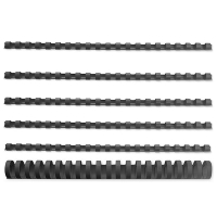 123inkt bindrug zwart set 6 mm, 8 mm, 10 mm, 12 mm, 14 mm en 16 mm (150 stuks) 340050