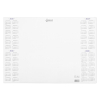 123inkt bureau onderlegblok 50 x 35 cm 2025-2028 (40 vel) FSC® Mix 70%