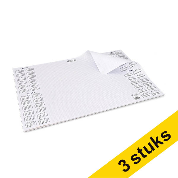 123inkt bureau onderlegblok 50 x 35 cm 2027-2030 (40 vel) FSC® Mix 70% 302755 - 1