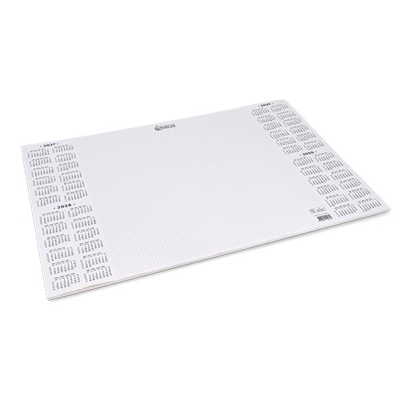 123inkt bureau onderlegblok 50 x 35 cm 2027-2030 (40 vel) FSC® Mix 70% 302755 - 2