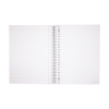 123inkt collegeblok A4 gelinieerd 70 grams 80 vel met spiraal (23-gaats) 300589 - 2
