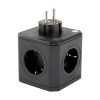 123inkt contactblok met 5 contactpunten zwart TP-VE5E 390031 - 2