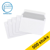 123inkt dienst envelop wit 114 x 162 mm - C6 zelfklevend (500 stuks)